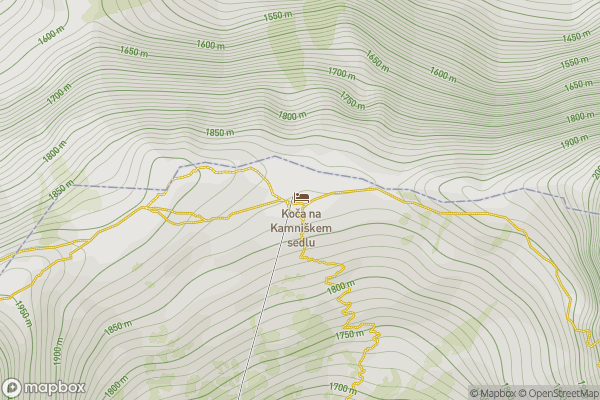 static Mapbox map