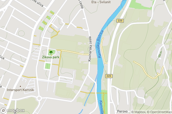 static Mapbox map
