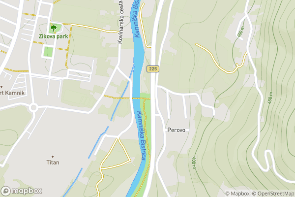 static Mapbox map