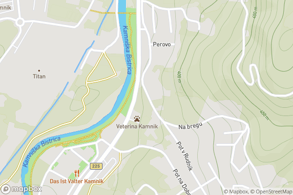 static Mapbox map