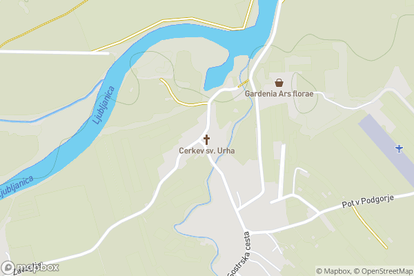 static Mapbox map