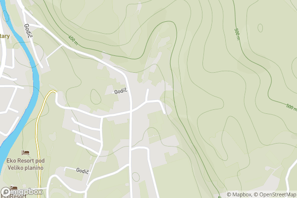 static Mapbox map