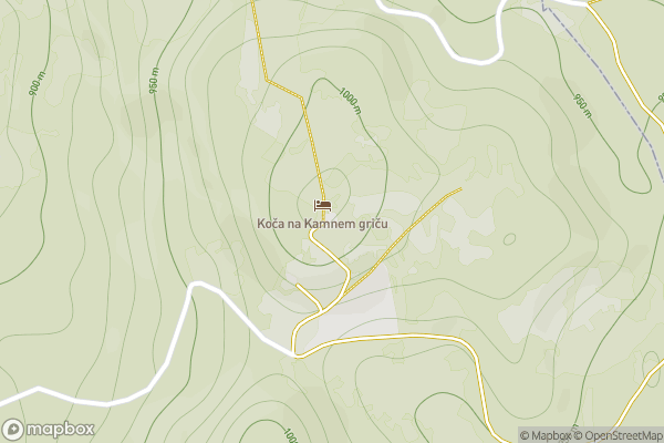 static Mapbox map