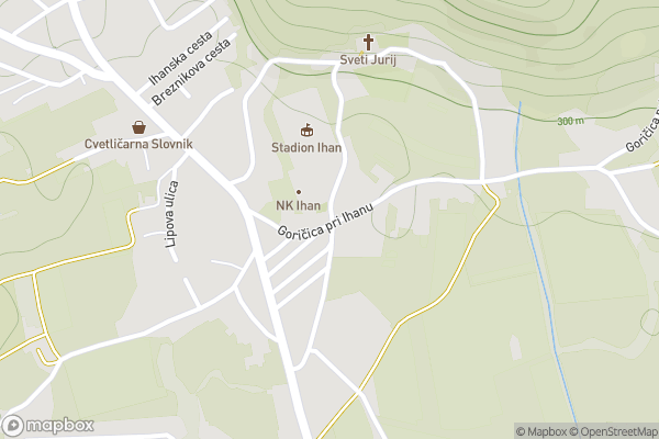 static Mapbox map