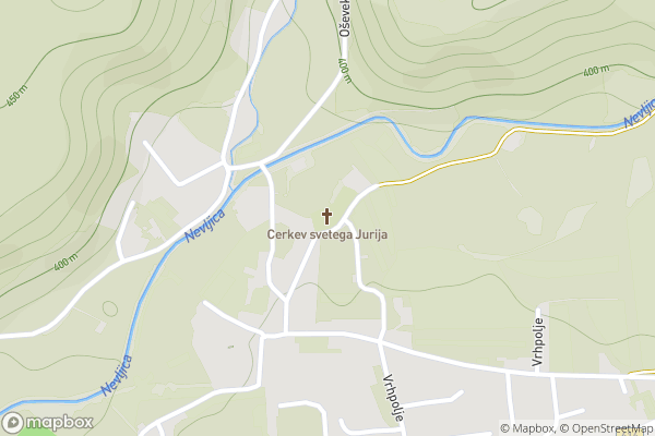 static Mapbox map