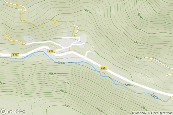 static Mapbox map