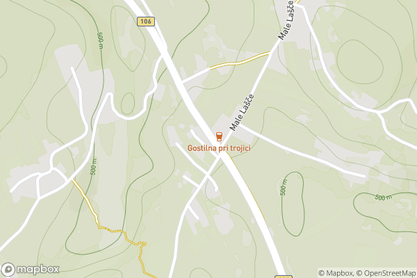 static Mapbox map