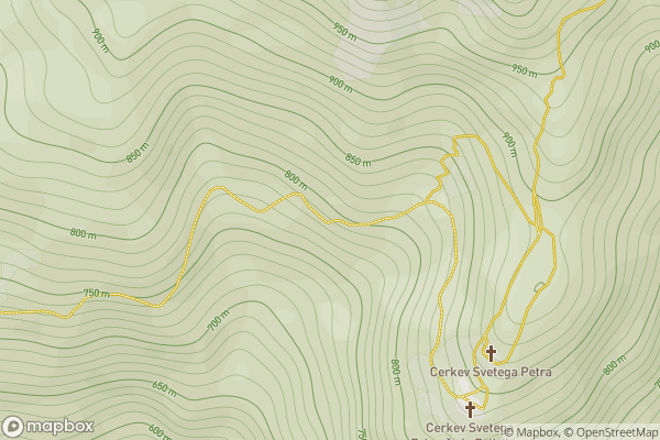 static Mapbox map