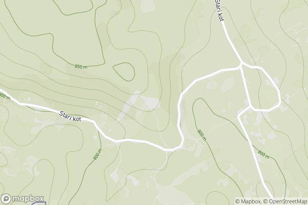 static Mapbox map