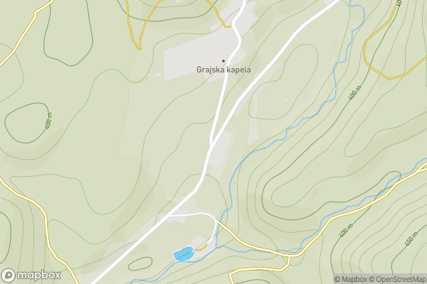 static Mapbox map