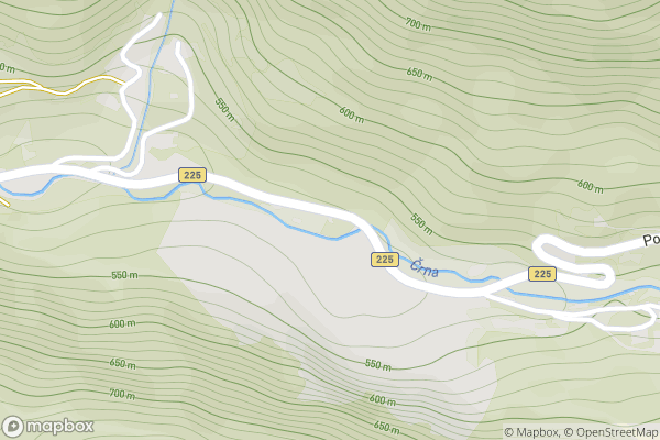 static Mapbox map