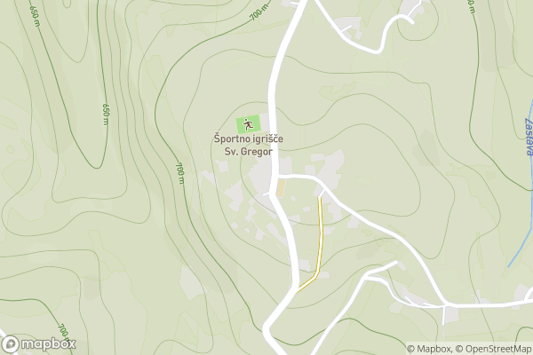 static Mapbox map