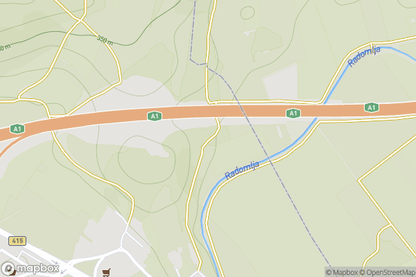 static Mapbox map