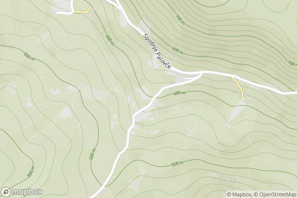 static Mapbox map