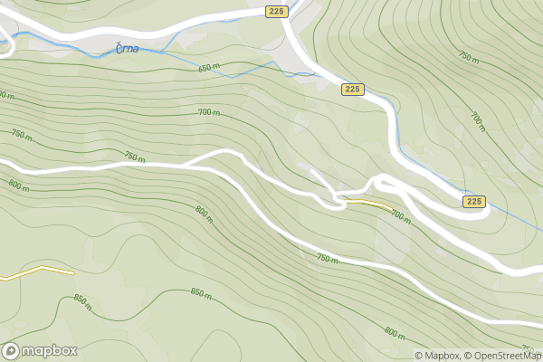 static Mapbox map