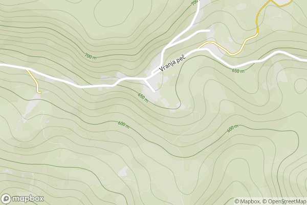 static Mapbox map