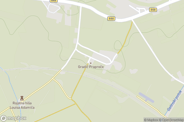 static Mapbox map