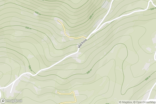 static Mapbox map