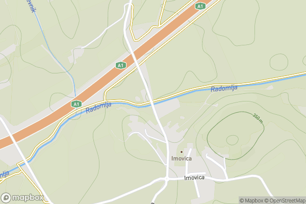 static Mapbox map