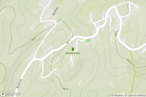 static Mapbox map