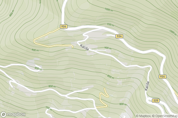 static Mapbox map