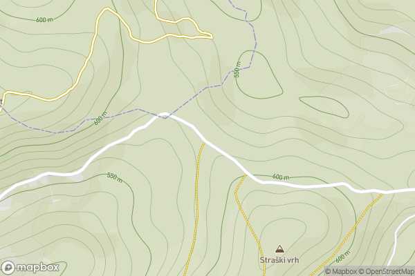 static Mapbox map