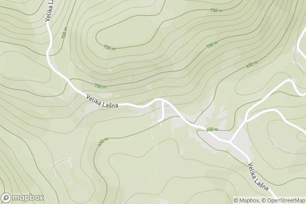 static Mapbox map
