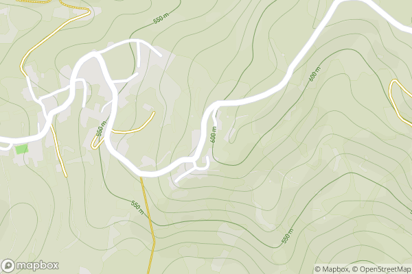 static Mapbox map