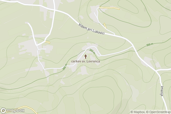 static Mapbox map