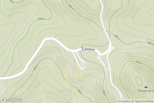 static Mapbox map