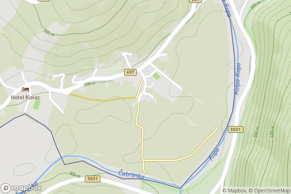 static Mapbox map