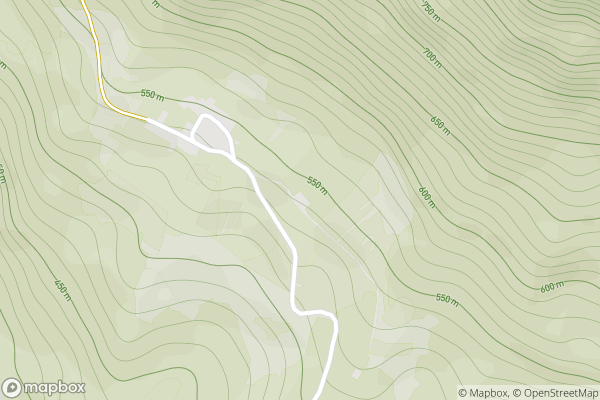 static Mapbox map