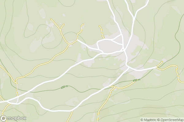 static Mapbox map