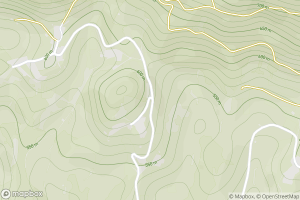 static Mapbox map