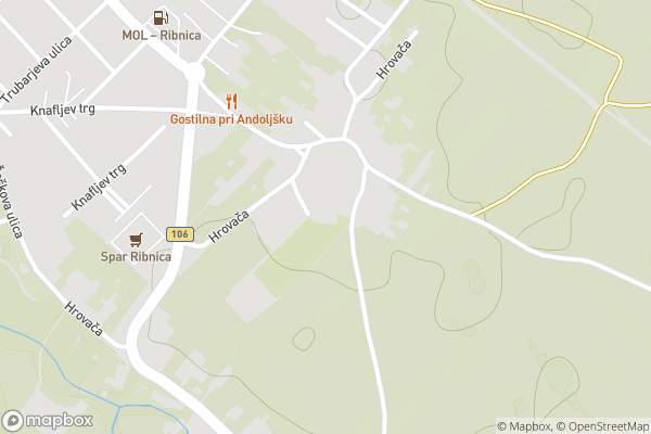 static Mapbox map