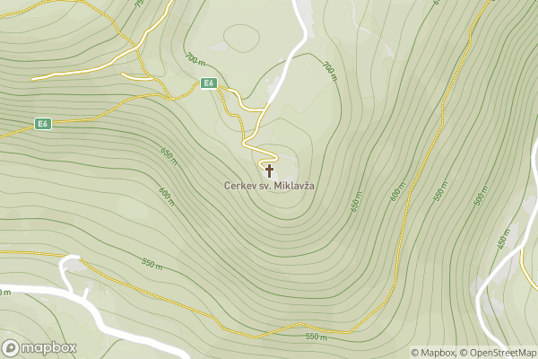 static Mapbox map