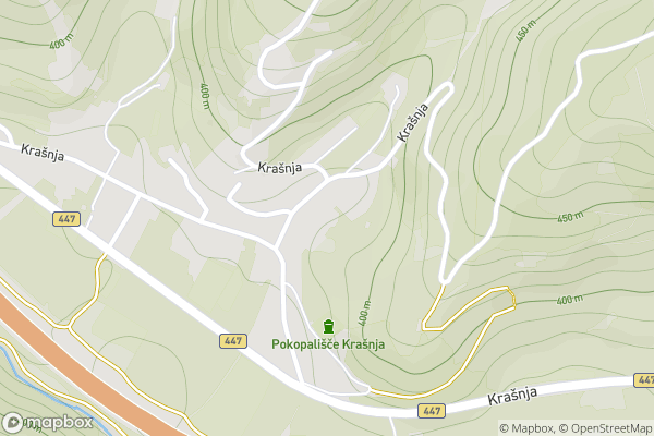 static Mapbox map