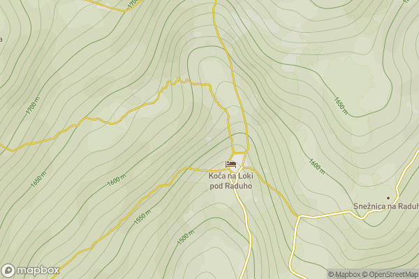 static Mapbox map
