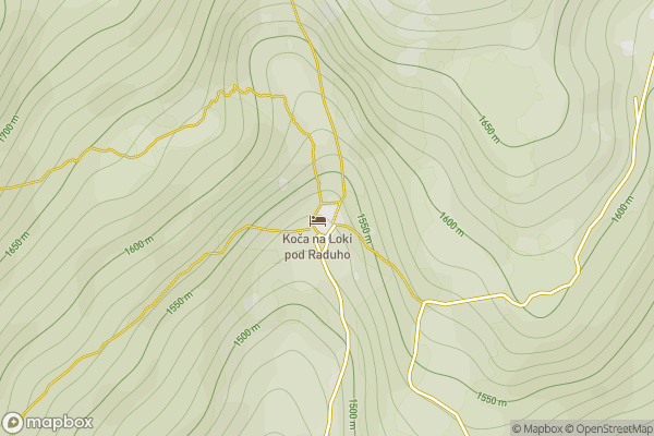 static Mapbox map