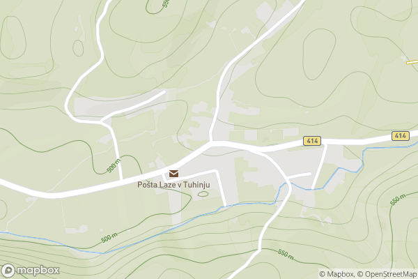 static Mapbox map