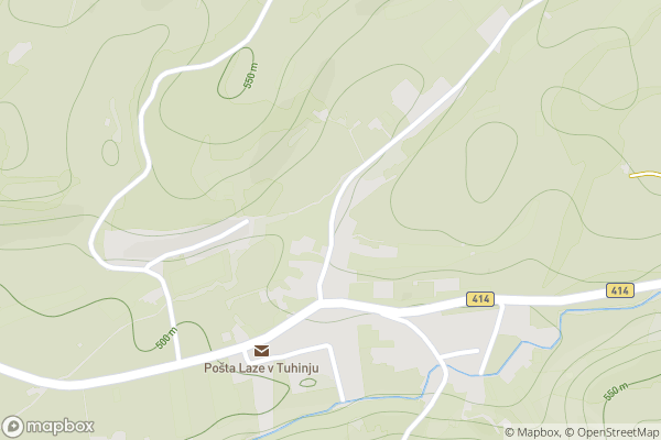 static Mapbox map