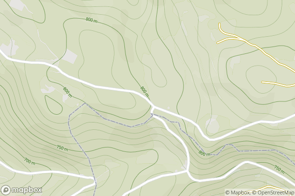 static Mapbox map