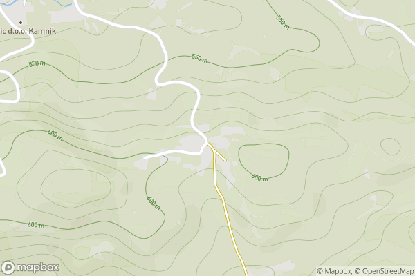 static Mapbox map