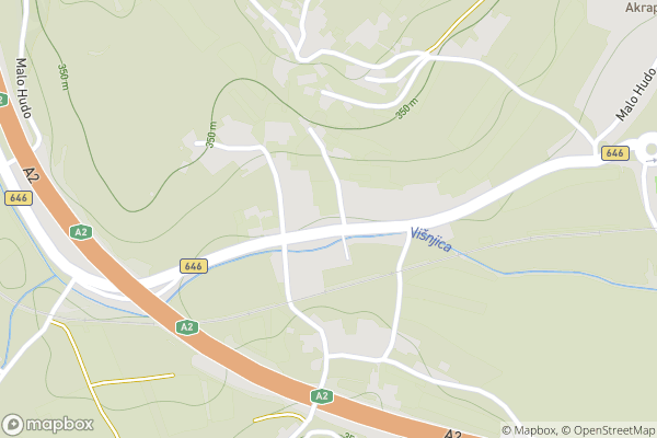 static Mapbox map