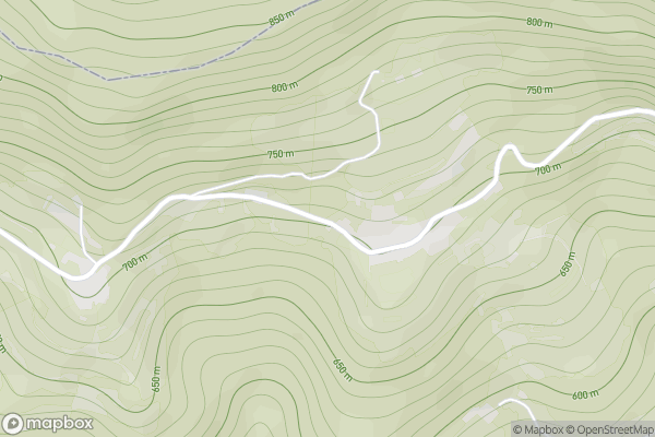 static Mapbox map