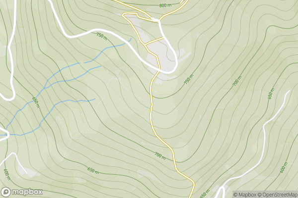 static Mapbox map