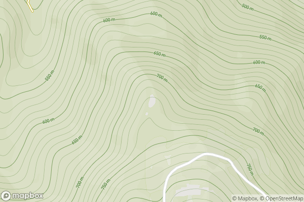 static Mapbox map