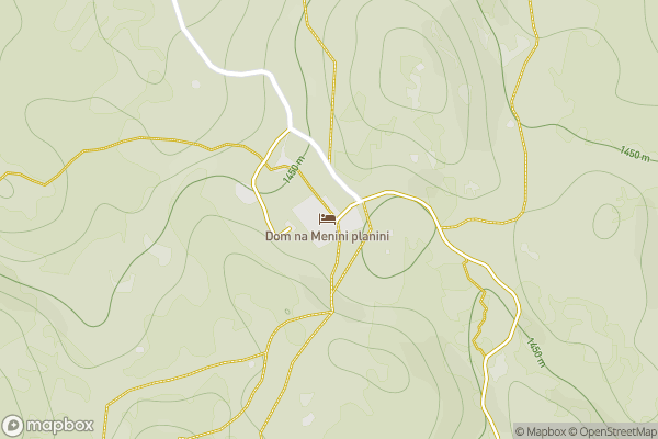 static Mapbox map