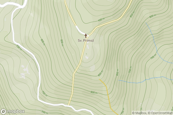 static Mapbox map