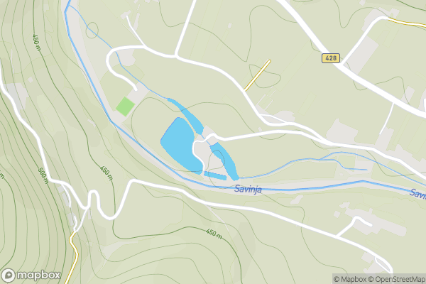 static Mapbox map